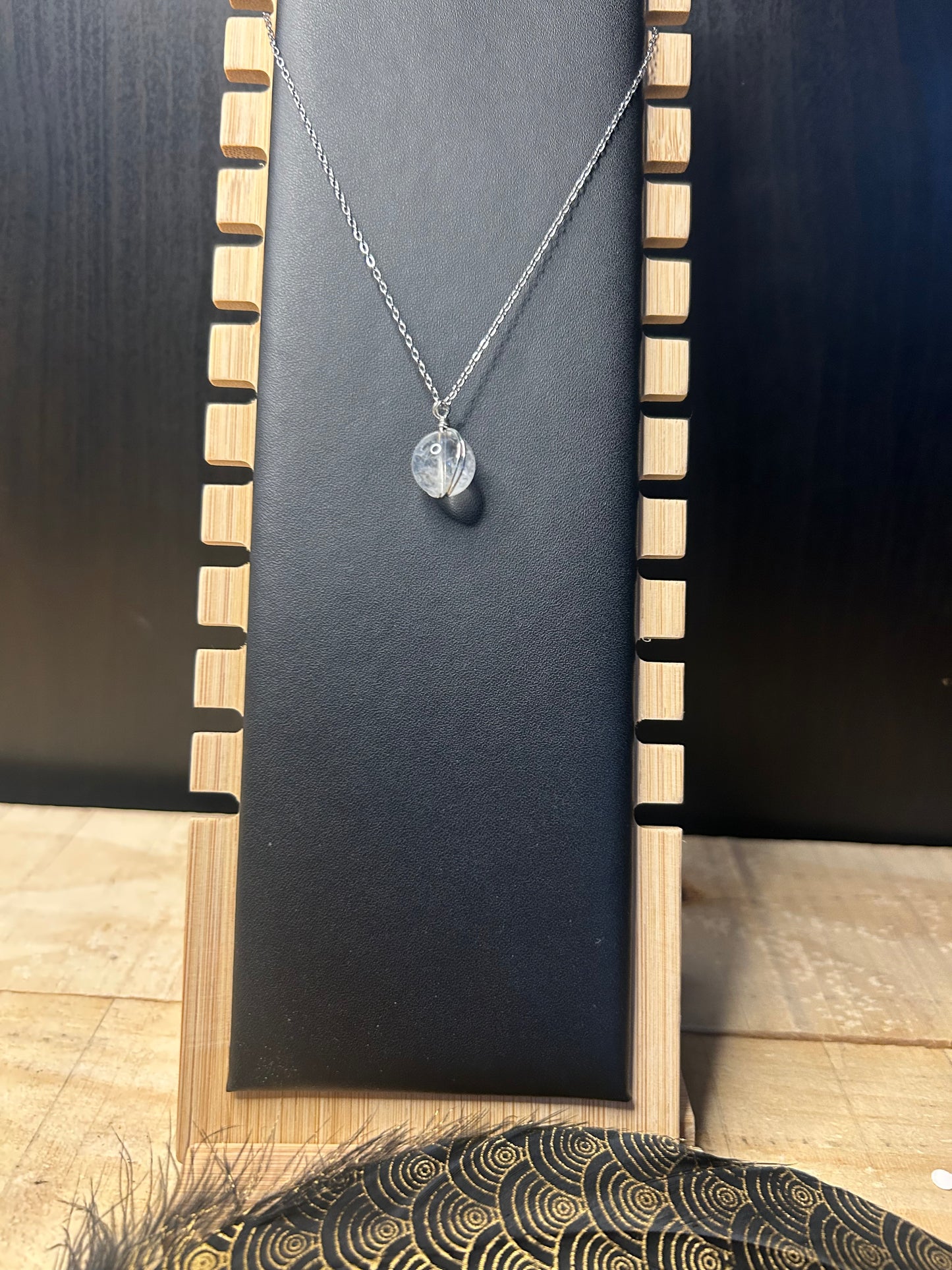 Collier “Clarté & Lumière” – Cristal de Roche Naturel