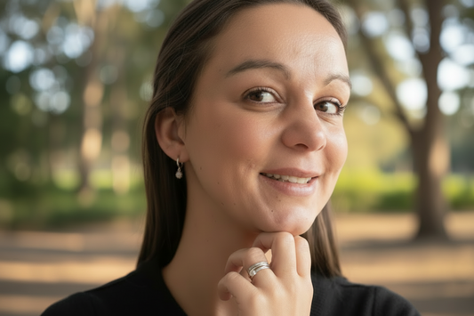 Boucles d’oreilles créoles en argent sterling 925 – bijou féminin élégant et lumineux