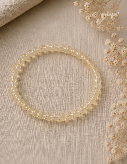 Citrine abondance pierre naturel bracelet poser