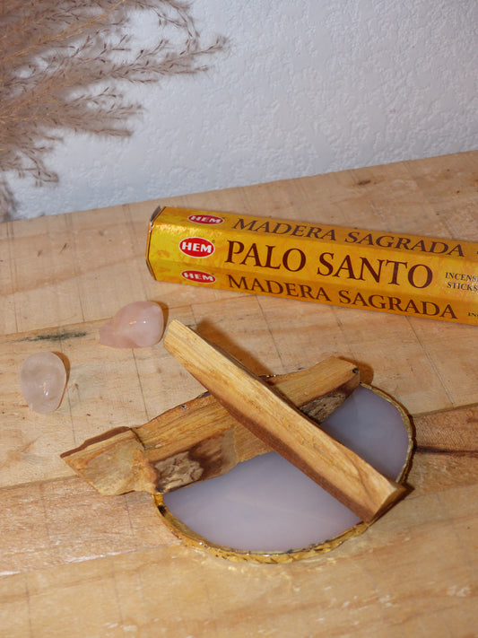 Palo Santo Pérou – 2 bâtonnets – Terra – Coupe irrégulière