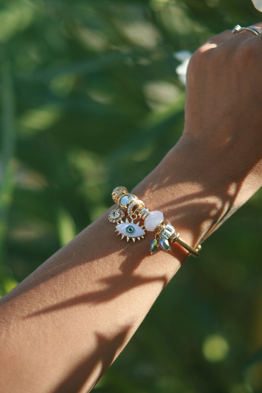 Bracelet Œil Bleu – Chic & Protection