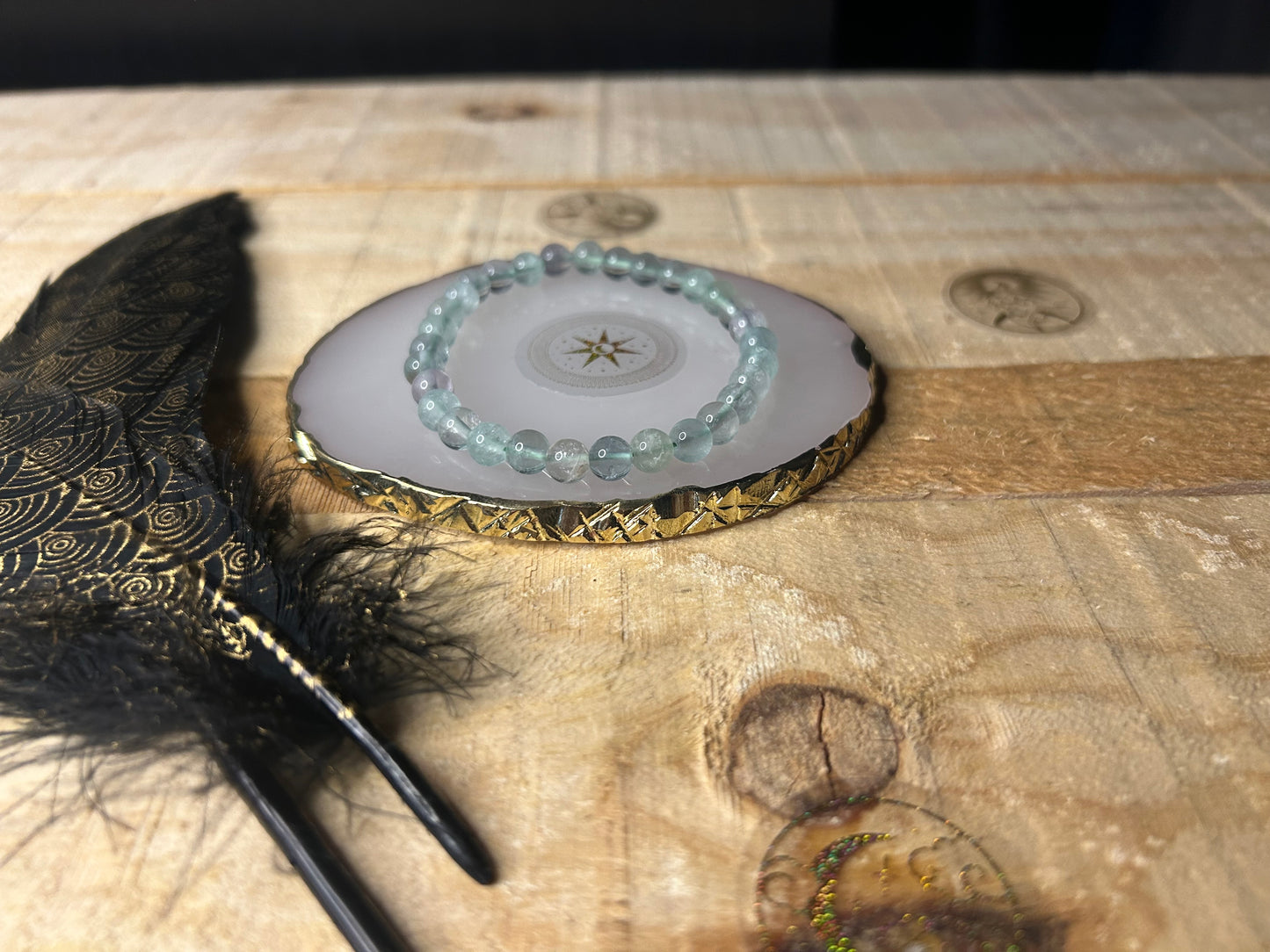 Bracelet Fluorine Verte • Clarté & Équilibre