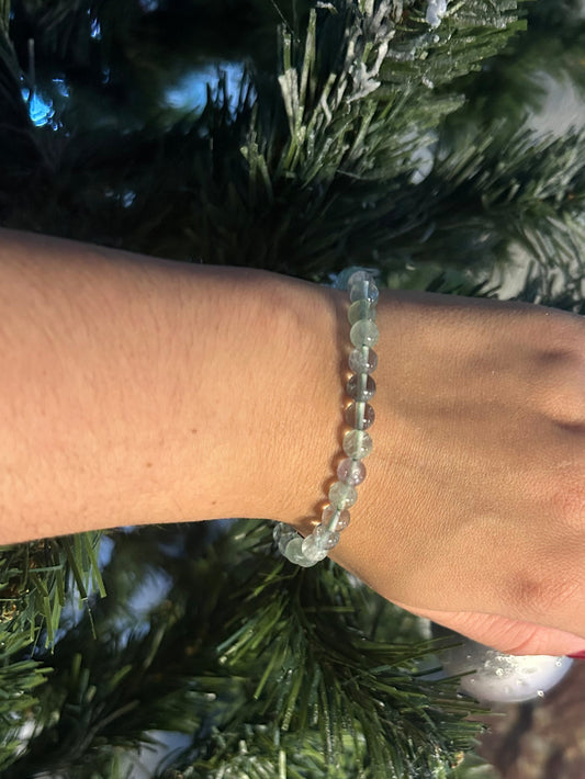 Bracelet Fluorine Verte • Clarté & Équilibre