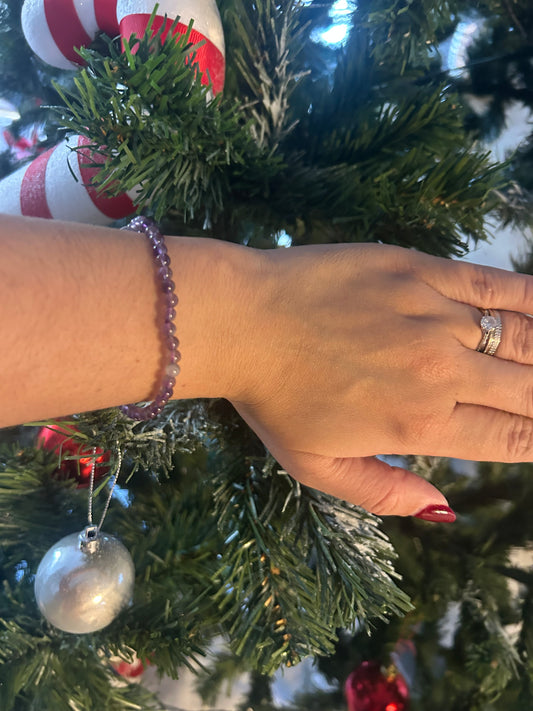 Bracelet Améthyste • Paix & Intuition