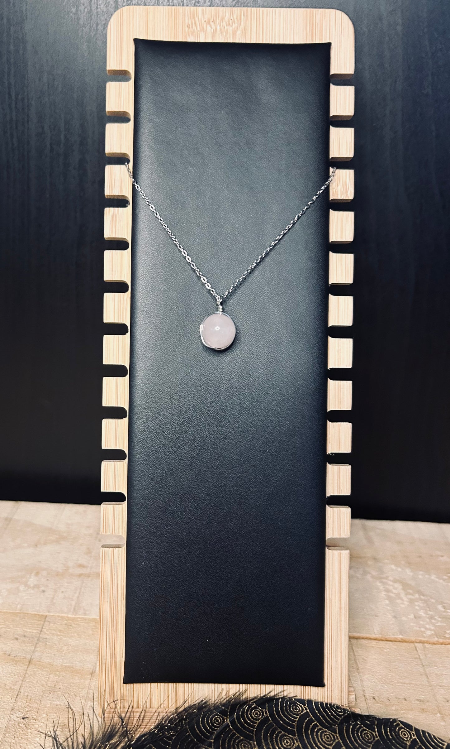 Collier “Douceur du Quartz Rose” – Pierre Naturelle