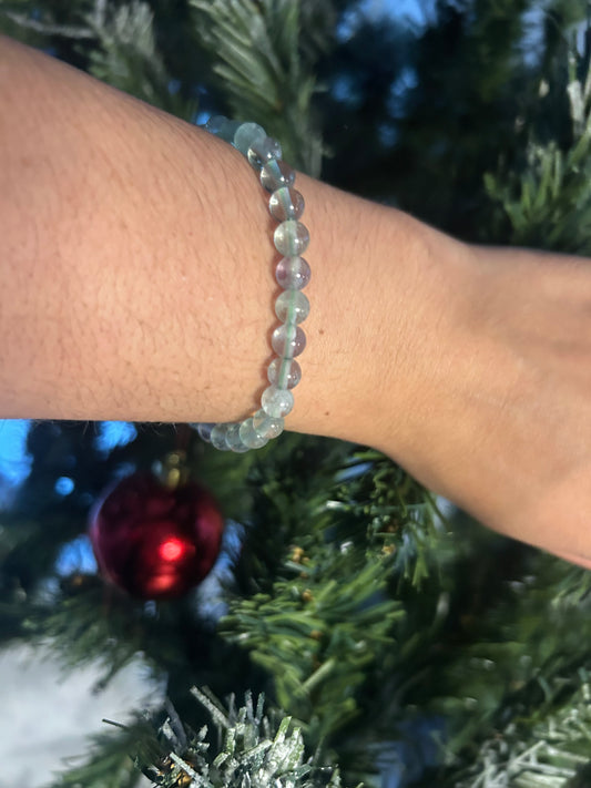 Bracelet Fluorine Verte • Clarté & Équilibre
