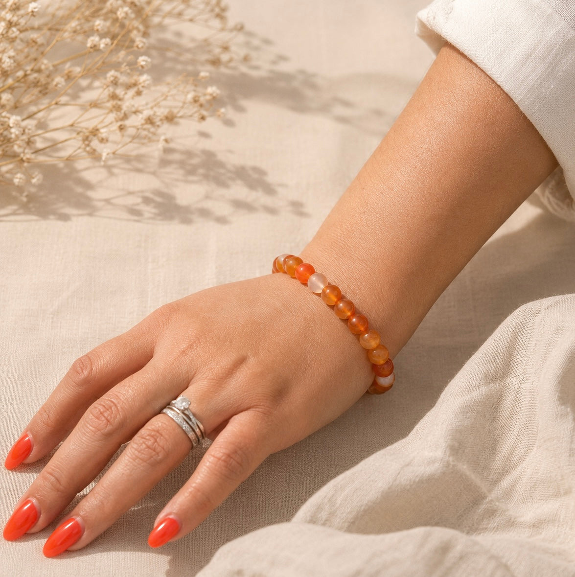 Pierre naturel bracelet Coraline 
