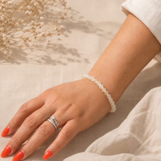 Bracelet pierre naturel citrine 