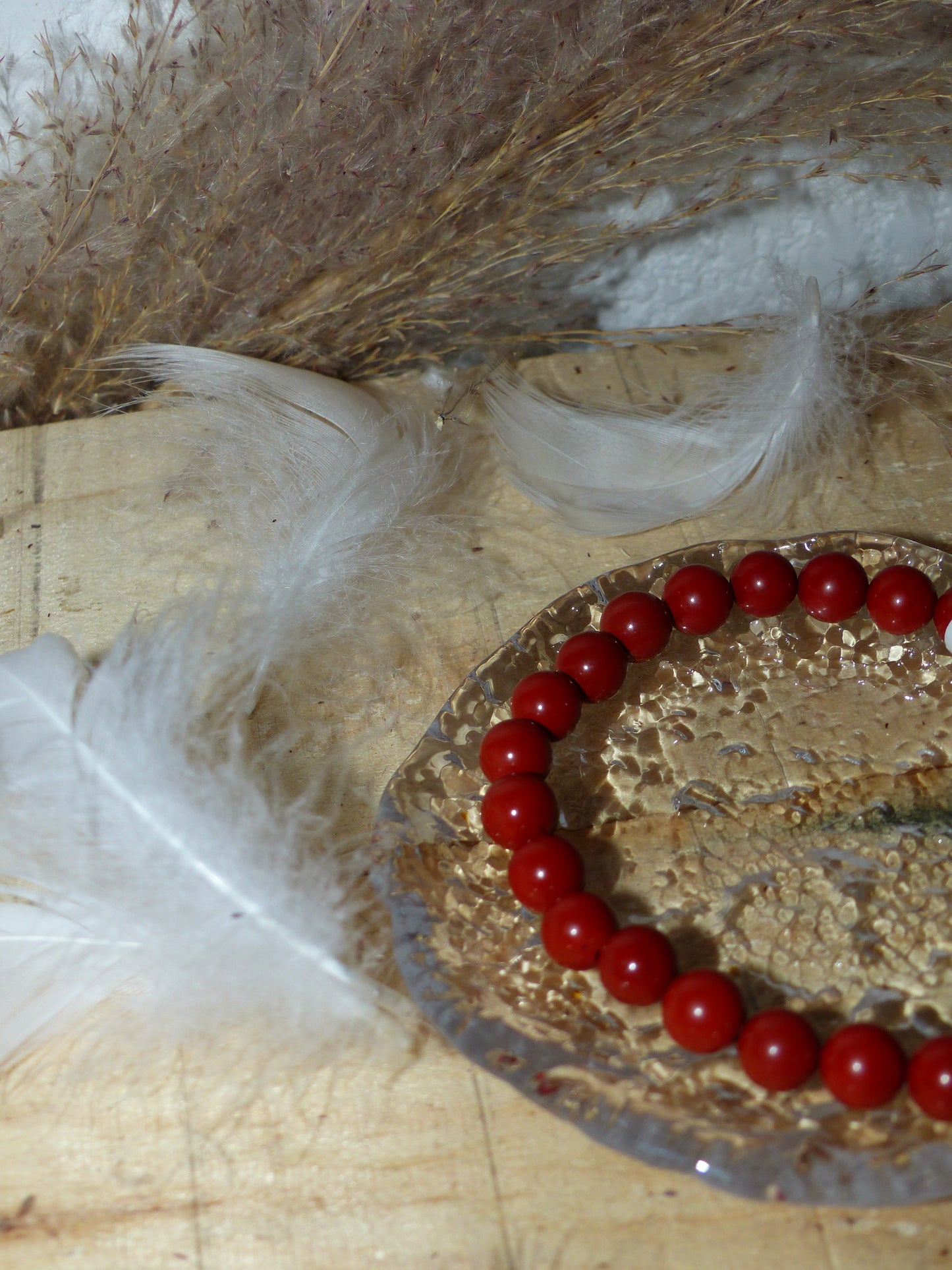 Bracelet Vitalité – Jaspe Rouge