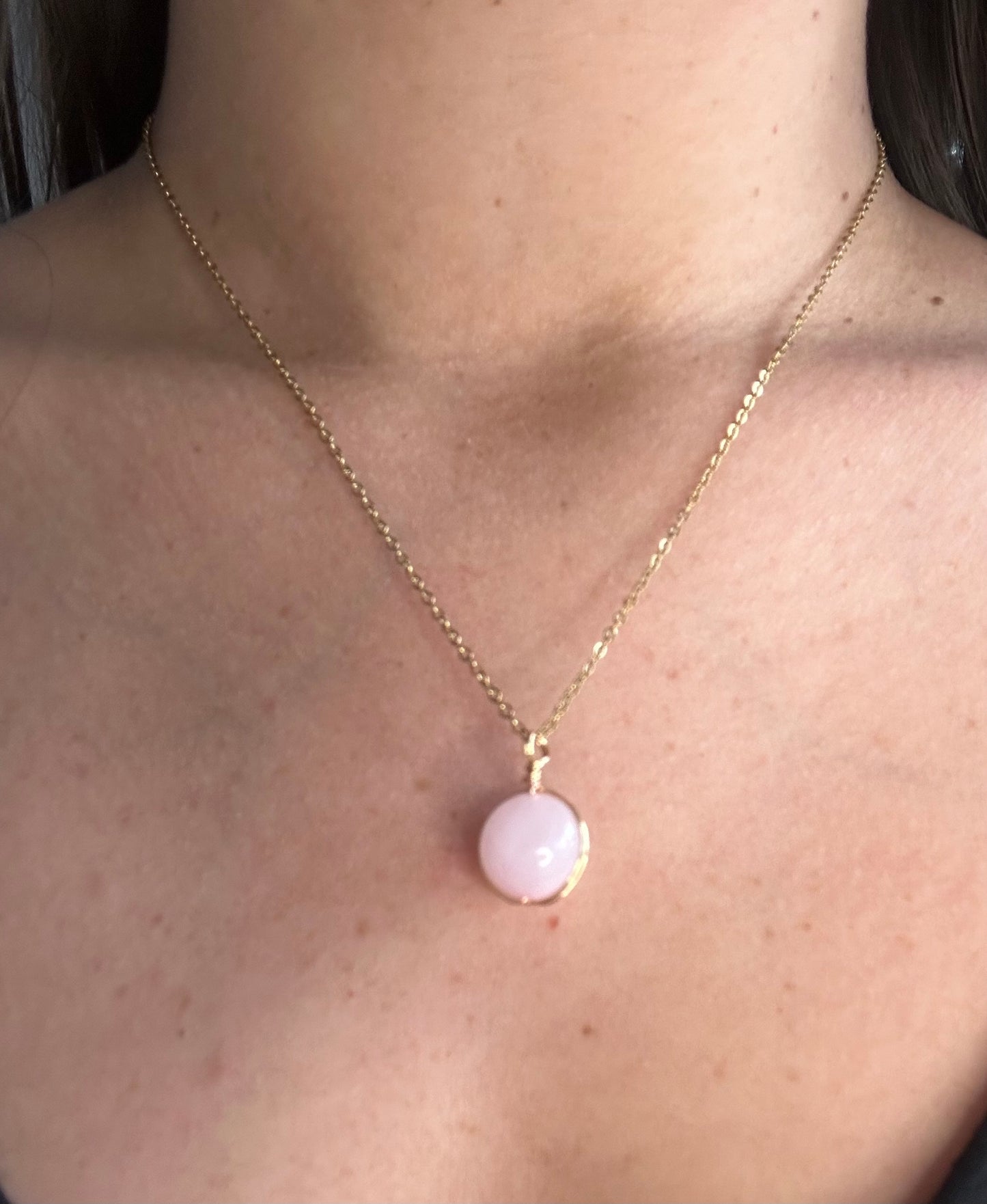 Collier “Douceur du Quartz Rose” – Pierre Naturelle