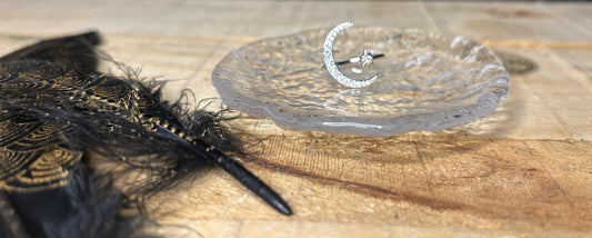 Bague Lune & Étoile – Argent