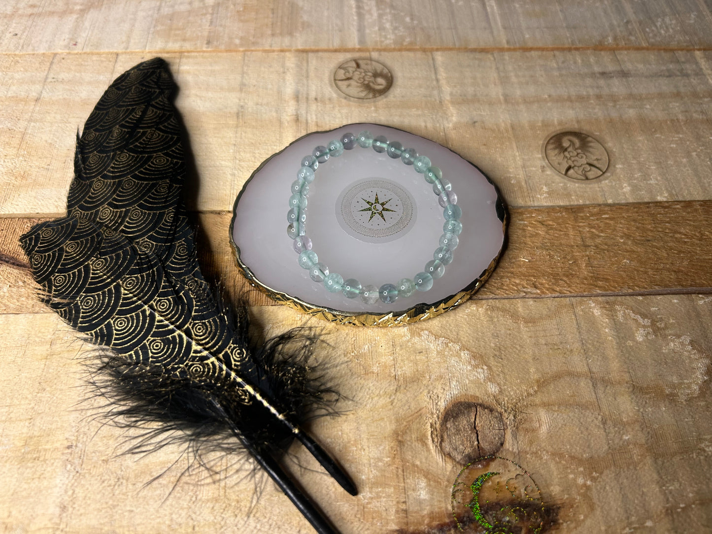 Bracelet Fluorine Verte • Clarté & Équilibre