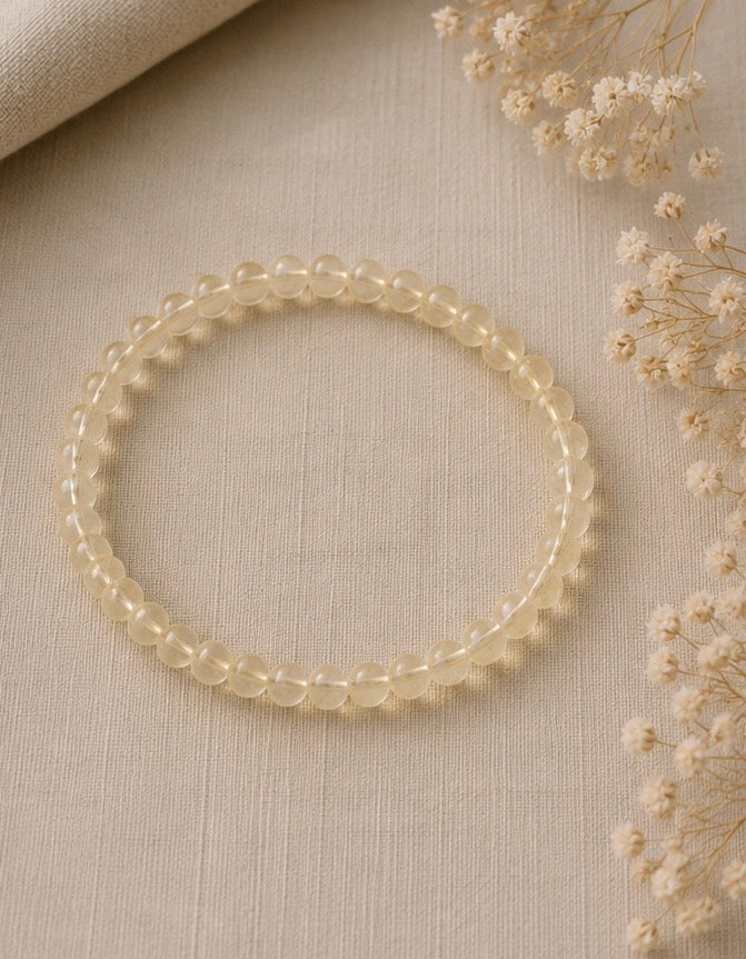 Citrine abondance pierre naturel bracelet poser 