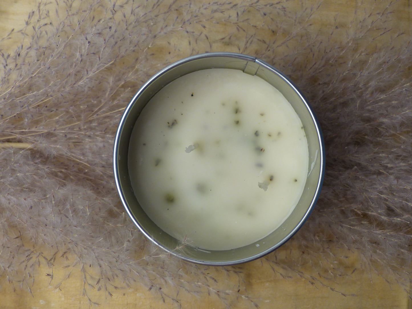 Bougie parfumée Sauge Blanche avec pierre naturelle – Purification & Sérénité