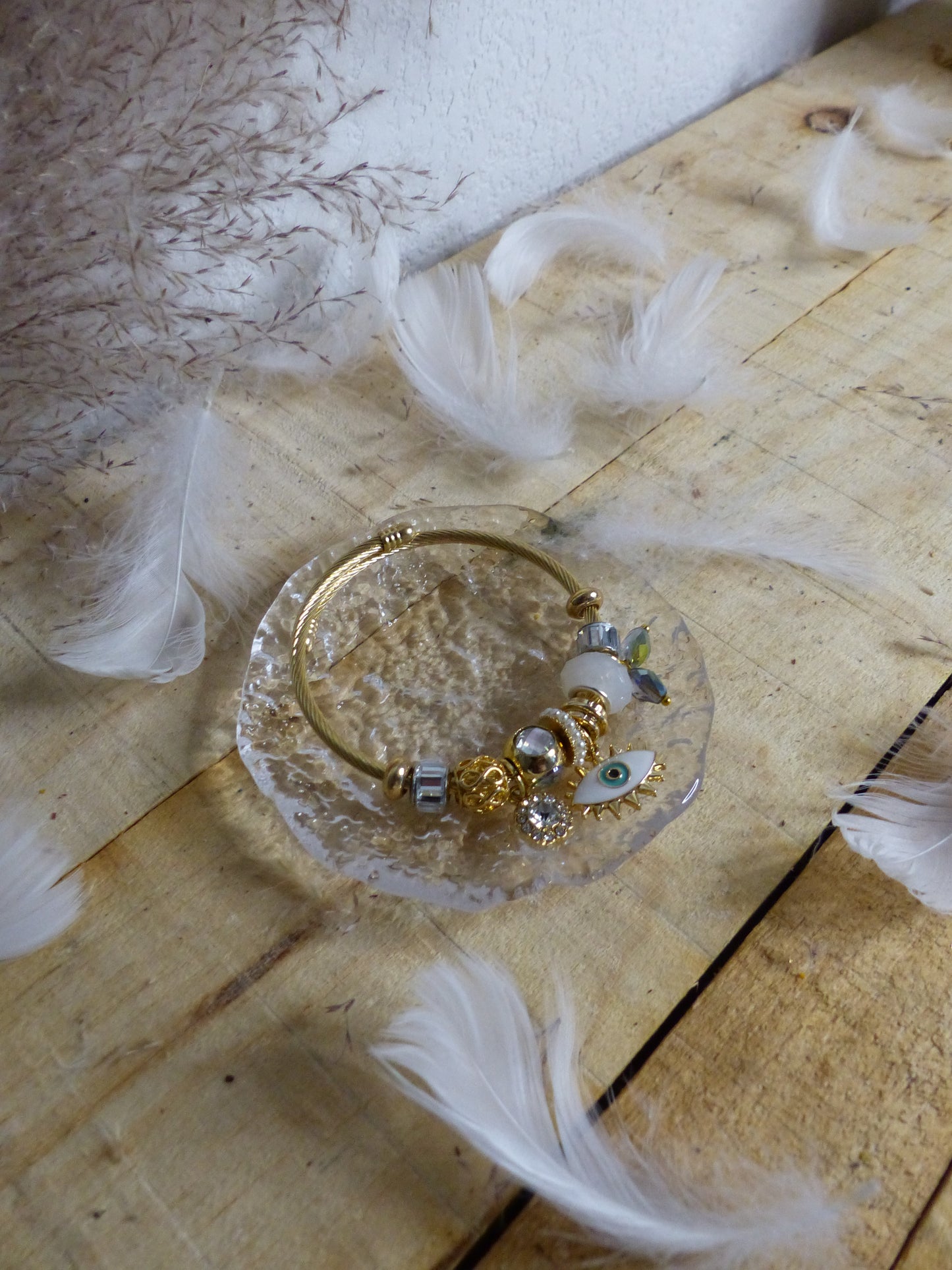 Bracelet Œil Bleu – Chic & Protection