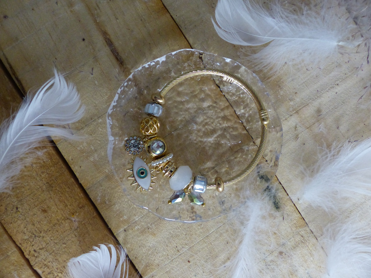 Bracelet Œil Bleu – Chic & Protection