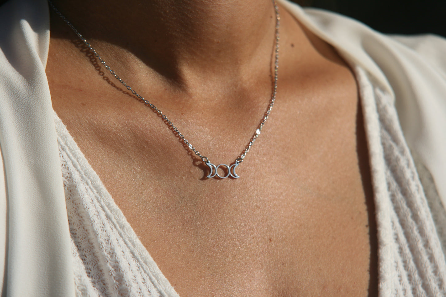 Collier Harmonie Lunaire– Acier Inoxydable