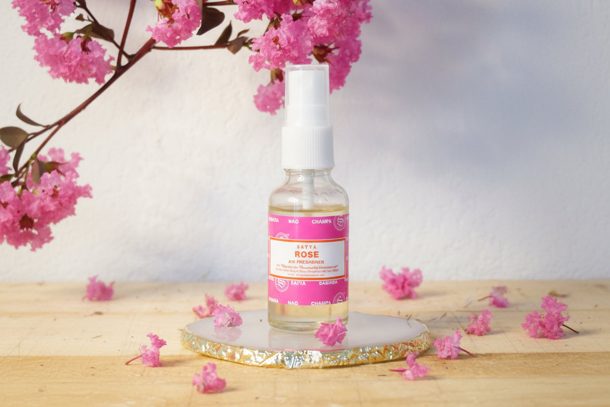 Spray parfumé Rose – Brume florale 30 ml pour purifier et parfumer l’espace